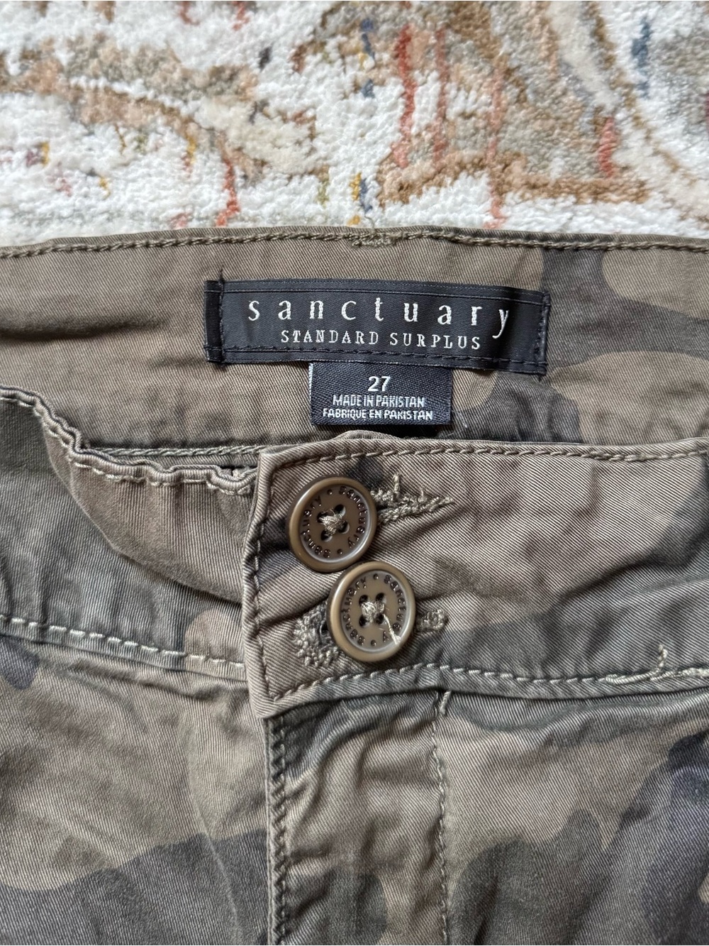 Sanctuary Rebel Camo Cargo Pants - Picture 7 of 8